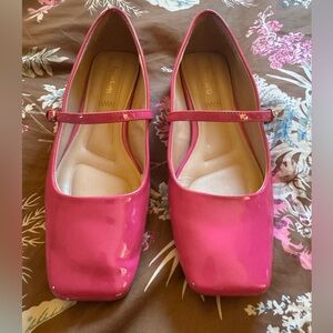 Franco Sarto Pink Mary Jane Flats